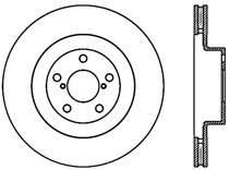 StopTech 126.47018CSR - Power Slot 02-10 WRX CRYO Front Right Rotor *Special Order 3-6 weeks No Cancellations*