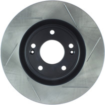 StopTech 126.51038SL - Power Slot 10 Hyundai Genesis Coupe Non-Track Front Left Slotted Rotor