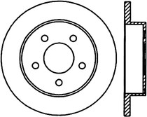 StopTech 126.61042CSR - Power Slot 94-02 Mustang (Excl Cobra)/03-04 Mustang Base/GT Rear Right Cryo Slotted Rotor