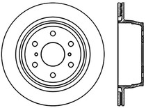 StopTech 126.66065CSR - Power Slot 07-09 Cadillac Escalade / 07-09 Chevy Avalanche Rear Right Slotted CRYO Rotor