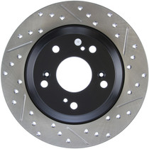 StopTech 127.40050L - 00-09 S2000 Slotted & Drilled Left Rear Rotor