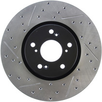 StopTech 127.40062R - 04-08 Acura TL (Brembo Caliber) SportStop Slotted &amp; Drilled Right Front Rotor