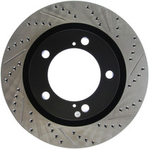 StopTech 127.44156L - 07-09 Toyota Tundra / 08-09 Toyota Sequoia Front Left Slotted & Drilled Rotor