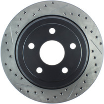 StopTech 127.58007R - Slotted & Drilled Sport Brake Rotor 11-17 Jeep Grand Cherokee (Excludes SRT8)