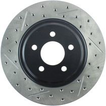 StopTech 127.61045R - 94-04 Ford Mustang SVT Cobra Slotted & Drilled Sport Front Right Brake Rotor