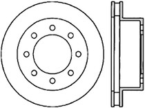 StopTech 127.67046CR - 00-02 Dodge Ram SportStop Cryo Slotted & Drilled Front Right Rotor