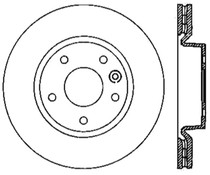 StopTech 128.22009CL - 05-09 Land Rover LR3 / 06-09 Land Rover Range Rover Sport Drilled Left Front Cryo Rotor
