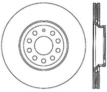 StopTech 128.33113CR - 09-13 VW CC 3.6L VR6 / 08-09 & 12 Golf R/Golf R32 Cryo Drilled Right Rear Rotor