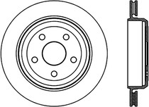 StopTech 128.58007R - Drilled Sport Brake Rotor 11-17 Jeep Grand Cherokee (Excludes SRT8)