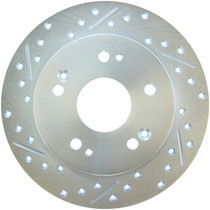 StopTech 227.40040R - Select Sport Drilled and Slotted Brake Rotor; Rear Right