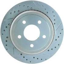 StopTech 227.61073L - Select Sport Drilled & Slotted Rotor - Rear Right