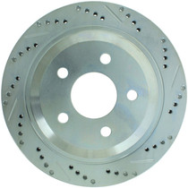 StopTech 227.62065L - Select Sport 98-02 Chevrolet Camaro / Pontiac Firebird Slotted and Drilled Left Rear Rotor