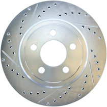 StopTech 227.63062R - Select Sport 2011-2012 Dodge Challenger RT Drilled and Slotted Rear Right Brake Rotor