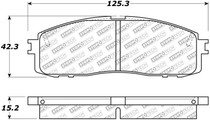 StopTech 305.06220 - Street Select Brake Pads - Rear