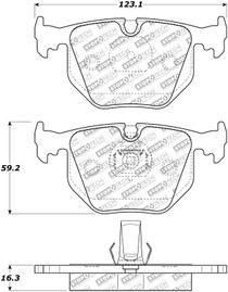 StopTech 305.06830 - Street Select Brake Pads - Front
