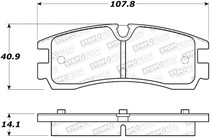 StopTech 305.07540 - Street Select Brake Pads - Rear