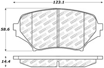 StopTech 305.11790 - 06-15 Mazda Miata MX-5 Street Select Front Brake Pads