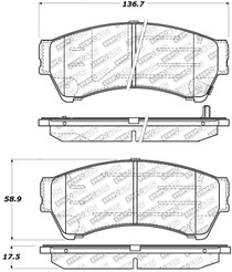 StopTech 305.11640 - Street Select Brake Pads - Rear