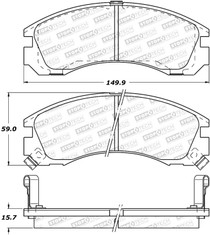 StopTech 308.05301 - Street Brake Pads - Front