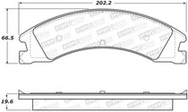 StopTech 308.13301 - Street Brake Pads - Rear