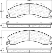 StopTech 308.14110 - Street Brake Pads - Rear