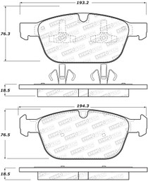 StopTech 308.14120 - Street Brake Pads - Rear