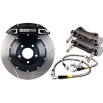 StopTech 83.131.0046.51 - 95-99 BMW M3 (E36) BBK Rear ST-40 Black Calipers 332x32 Slotted Rotors