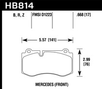 Hawk HB814B.668 - HPS 5.0 Disc Brake Pad