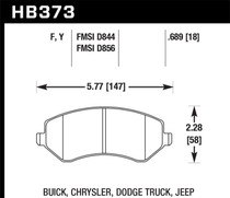 Hawk HB373F.689 - HPS Street Brake Pads