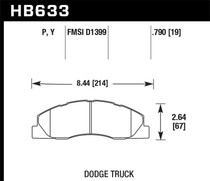 Hawk HB633Y.790 - LTS Street Brake Pads