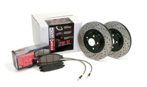 StopTech 978.44011R - Sport Axle Pack; Slotted and Drilled; Rear Brake Kit with Brake lines