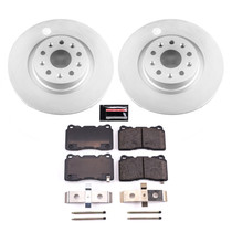 PowerStop CRK8836 - Power Stop 2021 Chevrolet Camaro Front Z17 Evolution Coated Brake Kit