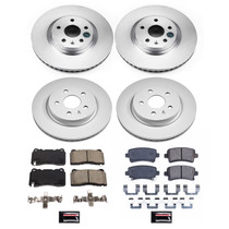 PowerStop CRK8885 - Power Stop 13-19 Cadillac XTS Front & Rear Z17 Coated Brake Kit