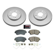 PowerStop CRK8920 - Power Stop 98-03 Toyota Sienna Front Z17 Evolution Coated Brake Kit