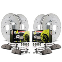 PowerStop K7296-26 - Power Stop 16-19 Chevrolet Camaro Front & Rear Z26 Street Warrior Brake Kit