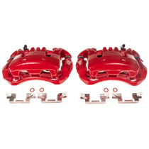 PowerStop S6864 - Power Stop 11-13 Nissan Leaf Front Red Calipers w/Brackets - Pair