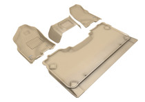 3D MAXpider L1DG02701502 - 2019-2020 Dodge Ram 1500 Crew Cab Kagu 1st & 2nd Row Floormats - Tan