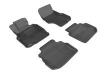 3D MAXpider L1IN01401509 - 2006-2010 Infiniti M35 Kagu 1st & 2nd Row Floormats - Black