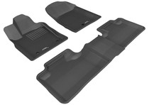 3D MAXpider L1JP00401509 - 2011-2013 Jeep Grand Cherokee Kagu 1st & 2nd Row Floormats - Black