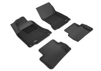 3D MAXpider L1MB04801509 - 20152019 Mercedes-Benz CLA-Class/GLA-Class Kagu 1st & 2nd Row Floormats - Black