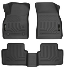 Husky Liners 98191 - 13 Chevy Malibu WeatherBeater Black Front & 2nd Seat Floor Liners