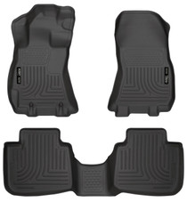 Husky Liners 99841 - 13 Subaru Legacy/Outback WeatherBeater Front & 2nd Seat Black Floor Liners