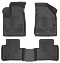 Husky Liners 99071 - 15 Chrysler 200 Weatherbeater Black Front and Second Seat Floor Liners