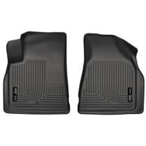 Husky Liners 18211 - 09-14 Chevy Traverse/07-14 GMC Acadia Weatherbeater Black Front Floor Liners