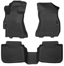 Husky Liners 99671 - 2015 Subaru Legacy/Outback Weatherbeater Black Front & 2nd Seat Floor Liners