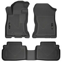 Husky Liners 95891 - 2019 Subaru Forester Weatherbeater Black Front & 2nd Seat Floor Liners