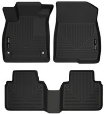 Husky Liners 95741 - 2018 Honda Accord WeatherBeater Black Front & 2nd Seat Floor Liners