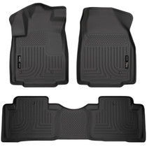 Husky Liners 98421 - 09-12 Honda Pilot (All) WeatherBeater Combo Black Floor Liners (One Piece for 2nd Row)