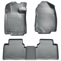 Husky Liners 98362 - 10-12 Ford Fusion/Lincoln MKZ (FWD) WeatherBeater Combo Gray Floor Liners