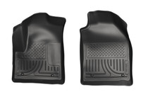 Husky Liners 18751 - 10-12 Ford Transit Connect (Van/Wagon) WeatherBeater Black Floor Liners